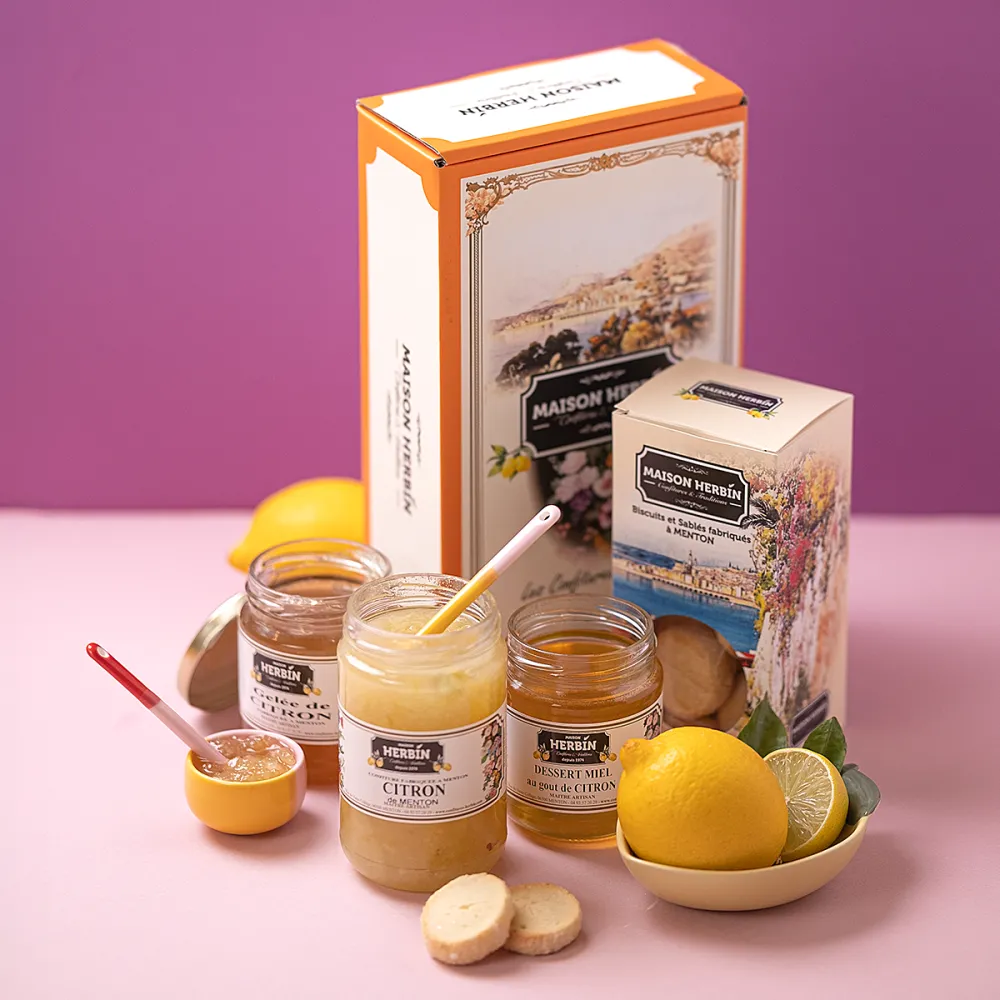 Menton Lemon Essentials Gift Box | Maison Herbin