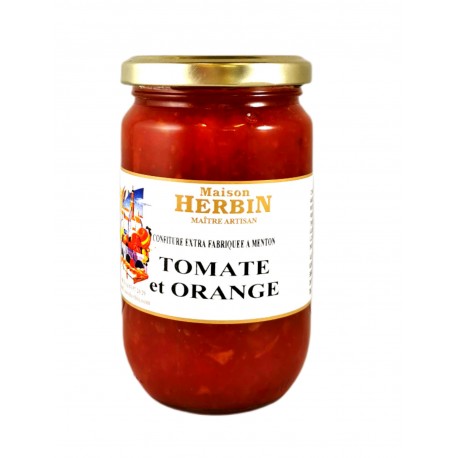 confiture artisanale de Tomate - Orange - Maison Herbin