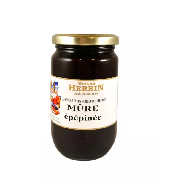 Confiture artisanale de Mûre épépinée - Maison Herbin