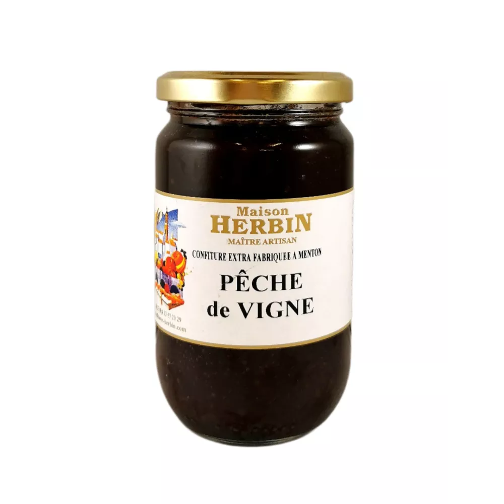 Confiture de Pêche de Vigne - Maison Herbin