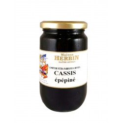 Cassis Epépiné - Confiture Artisanale Maison Herbin à Menton
