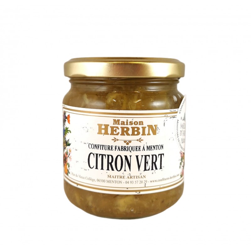 Maison Herbin - Confiture Artisanale de Citron vert