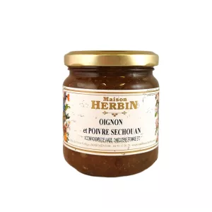 Confit d\'oignon et poivre de Séchouan