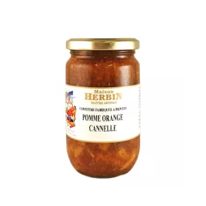 Confiture artisanale de Pomme Orange Cannelle - Maison Herbin