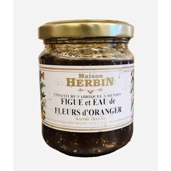 Fichi - Acqua di fiori d'arancio - Marmellata artigianale Maison Herbin a Mentone