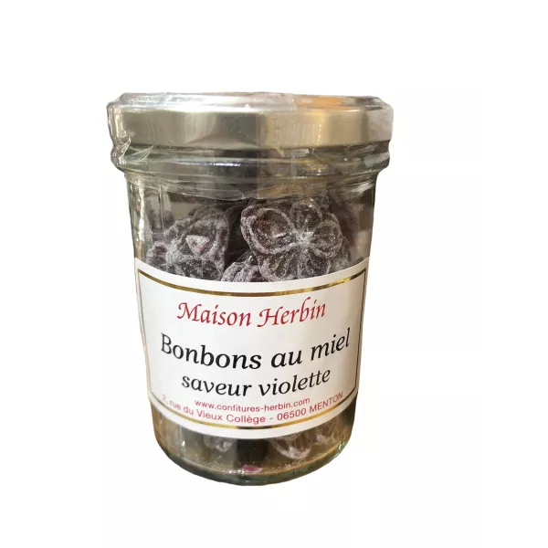 Bonbons miel saveur violette