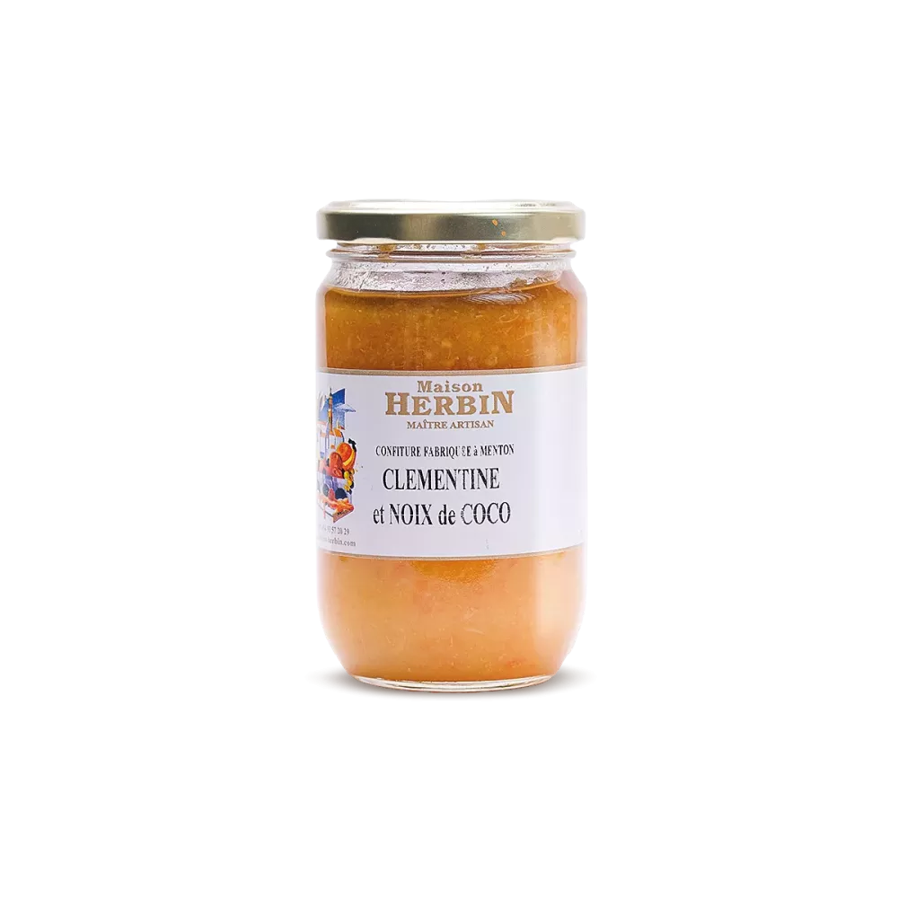Clémentine - Noix de coco - Confiture Artisanale