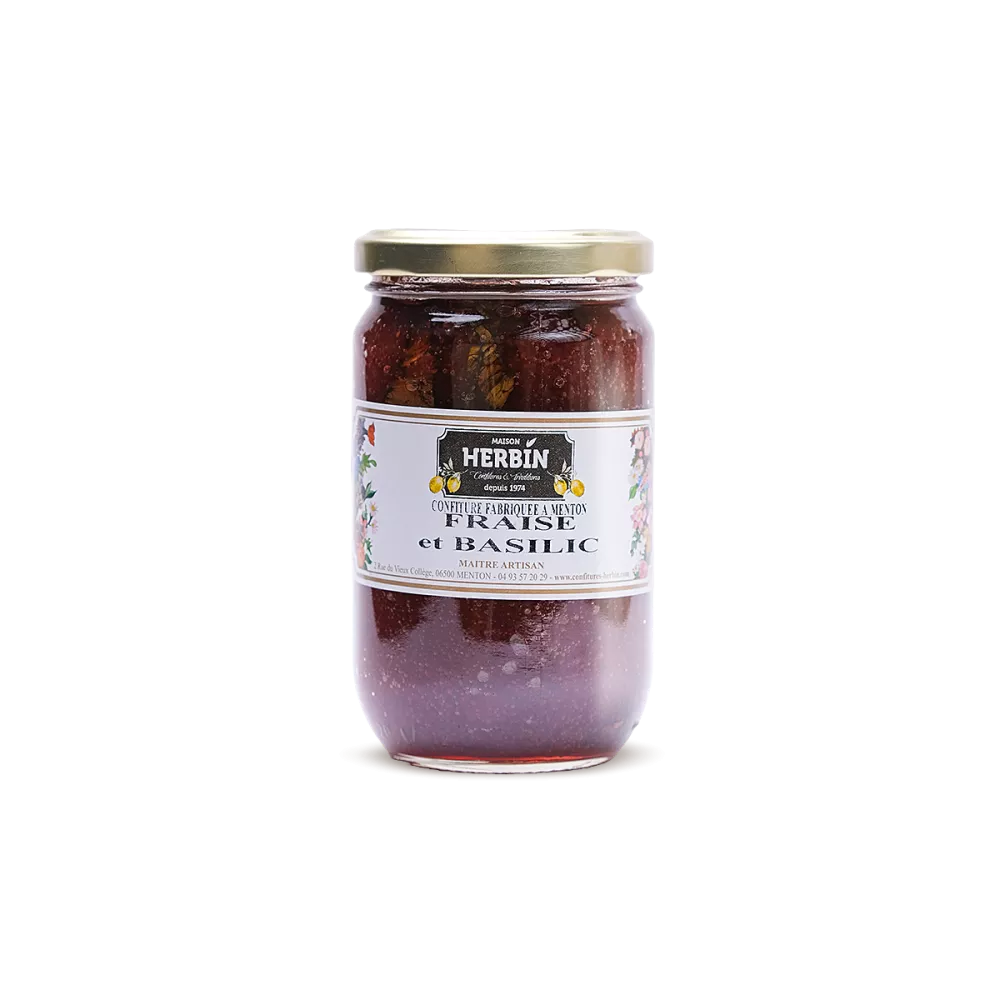 Fraise et Basilic - Confiture artisanale