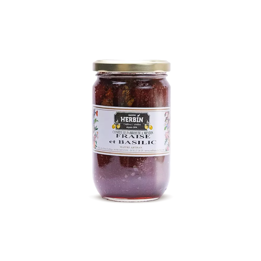 Maison Herbin : Strawberry - Basil homemade Jam