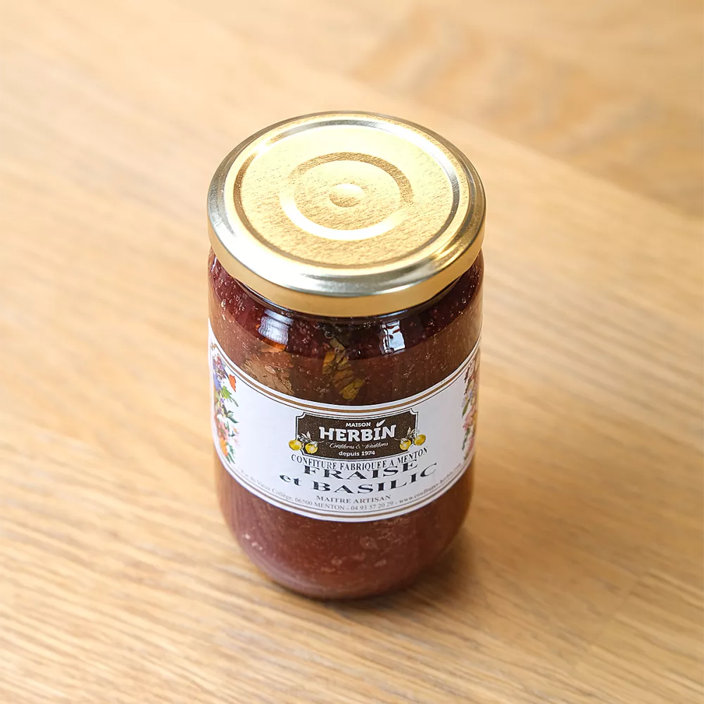 Fraise et Basilic - Confiture artisanale