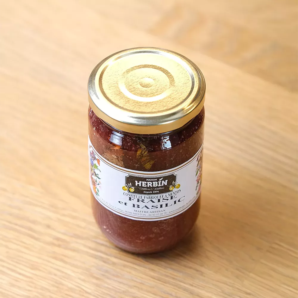 Maison Herbin : Strawberry - Basil homemade Jam