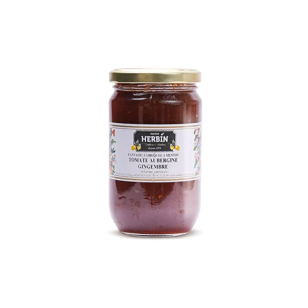 Tomato - Aubergine - Ginger homemade jam from Menton