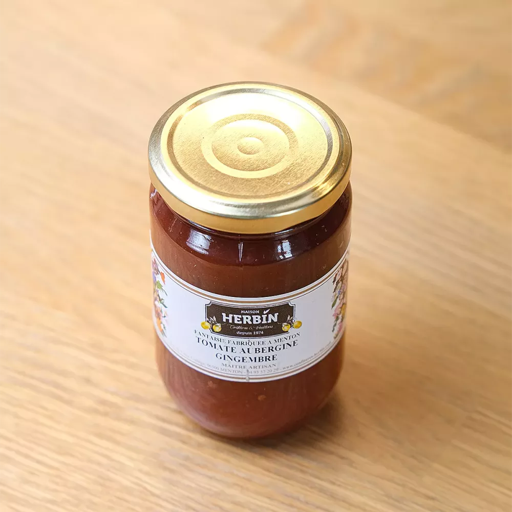 Tomato - Aubergine - Ginger homemade jam from Menton