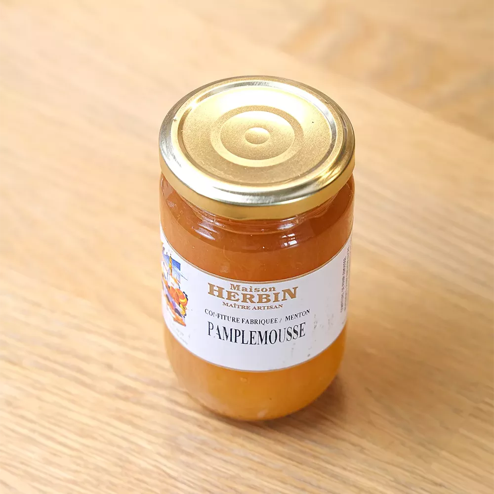 Grapefruit homemade jam by la Maison Herbin