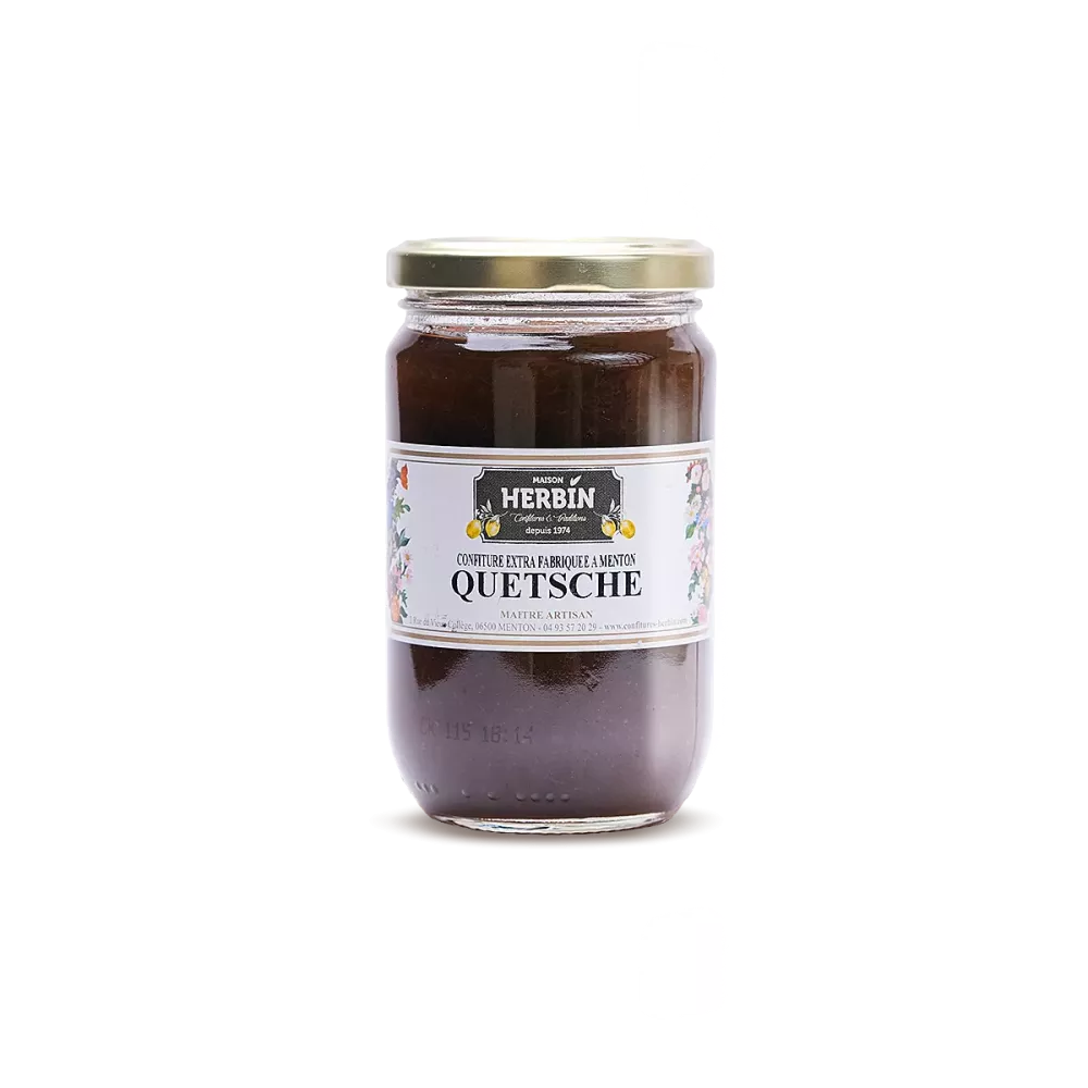 Quetsch plum homemade jam by La Maison Herbin from Menton