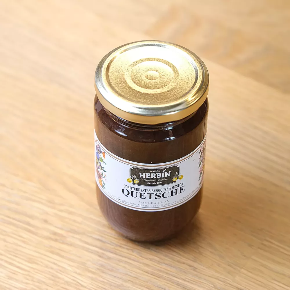 Quetsch plum homemade jam by La Maison Herbin from Menton