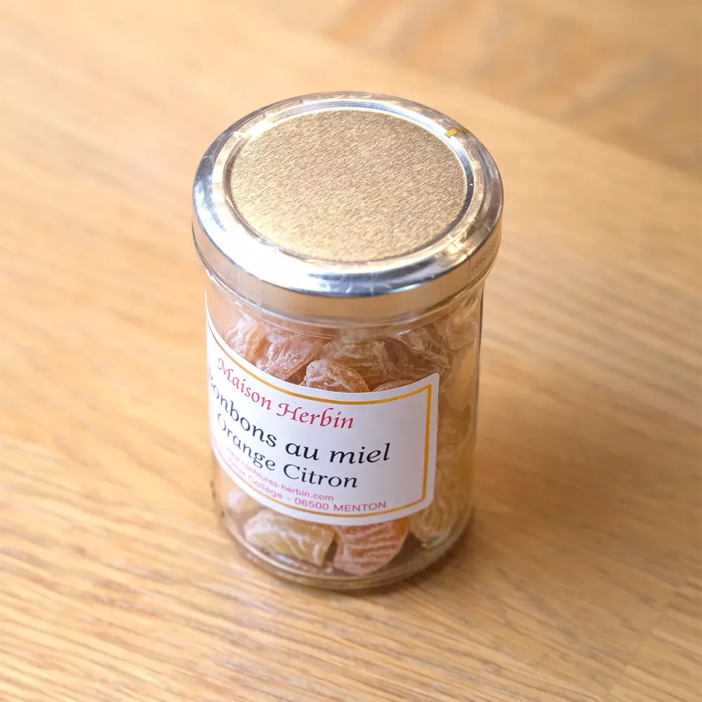 Orange and Lemon Honey candies by La Maison Herbin
