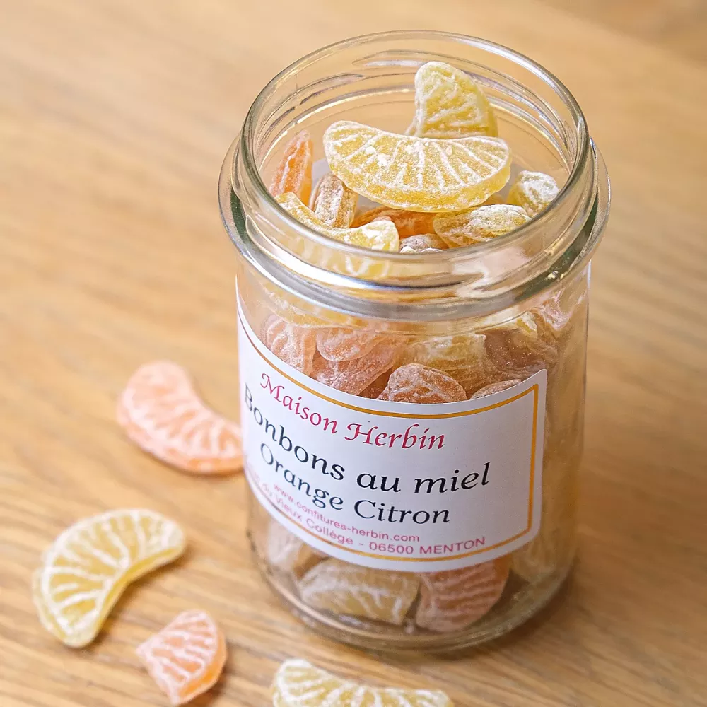 Orange and Lemon Honey candies by La Maison Herbin