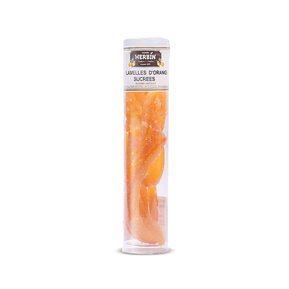 Candied orange peel by La Maison Herbin in Menton