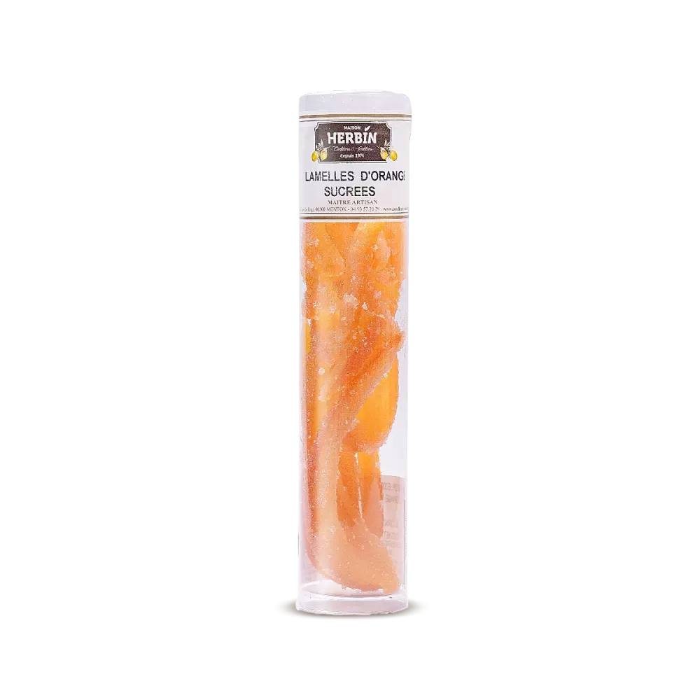 Candied orange peel by La Maison Herbin in Menton