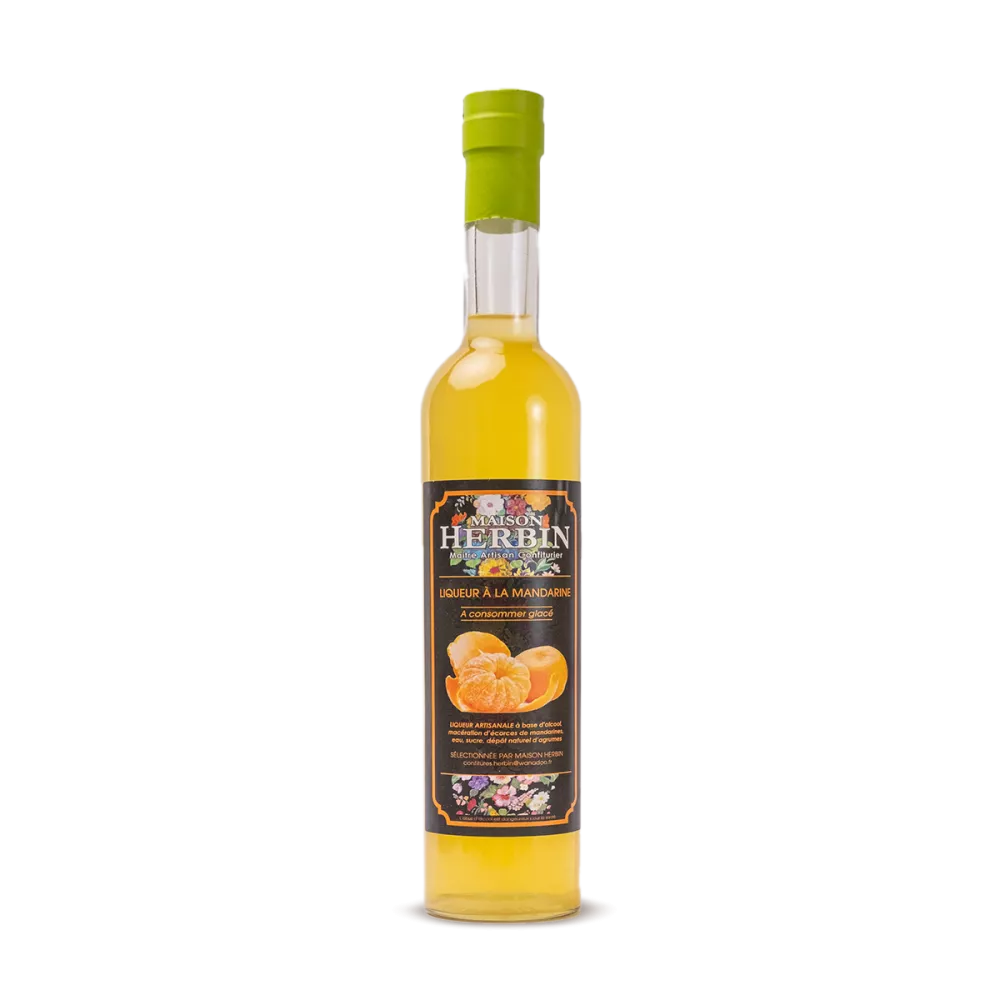 Liqueur à la  mandarine 50CL - Maison Herbin Liqueur à la  mandarine 50CL - Maison Herbin