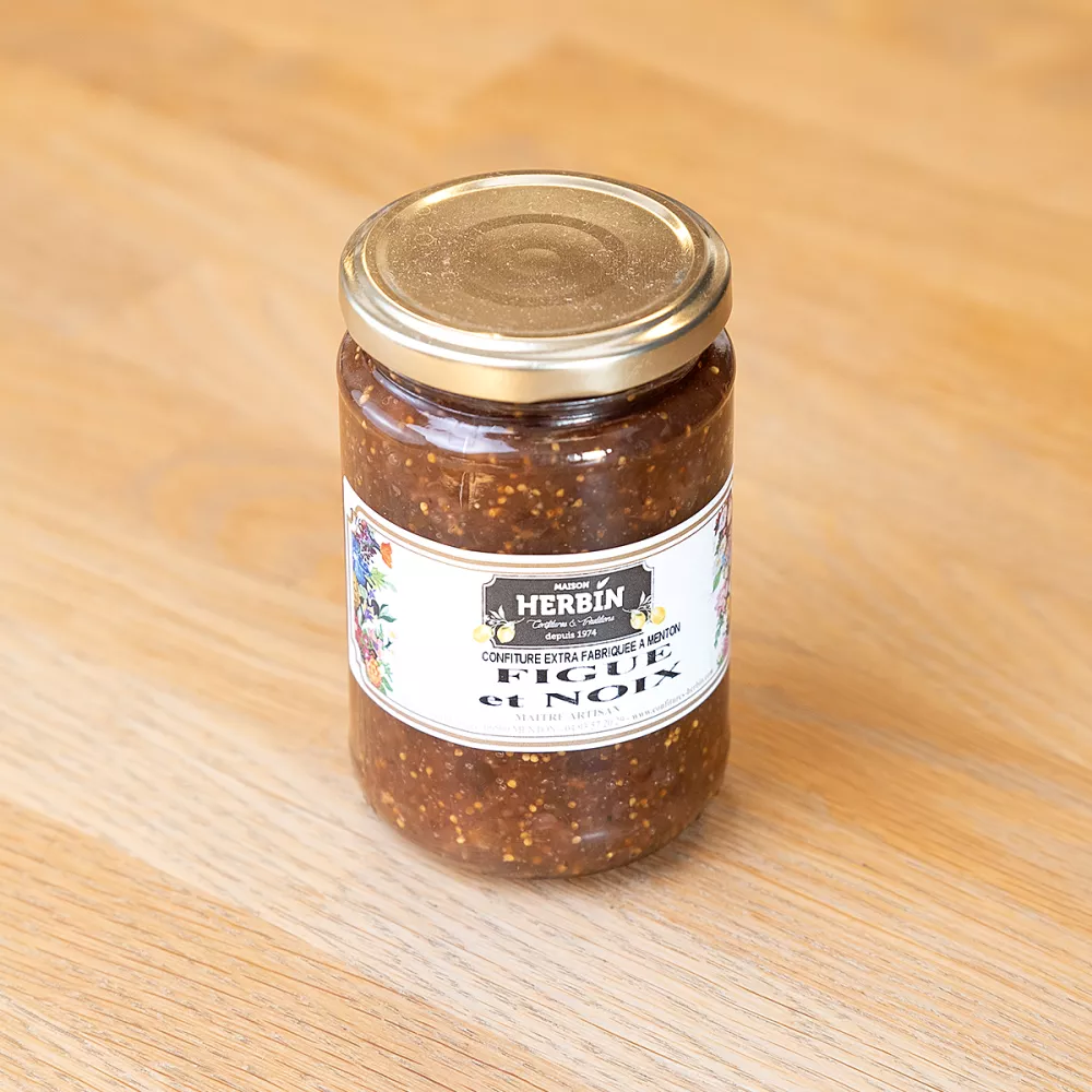 Figue et Noix - confiture artisanale Maison Herbin à Menton
