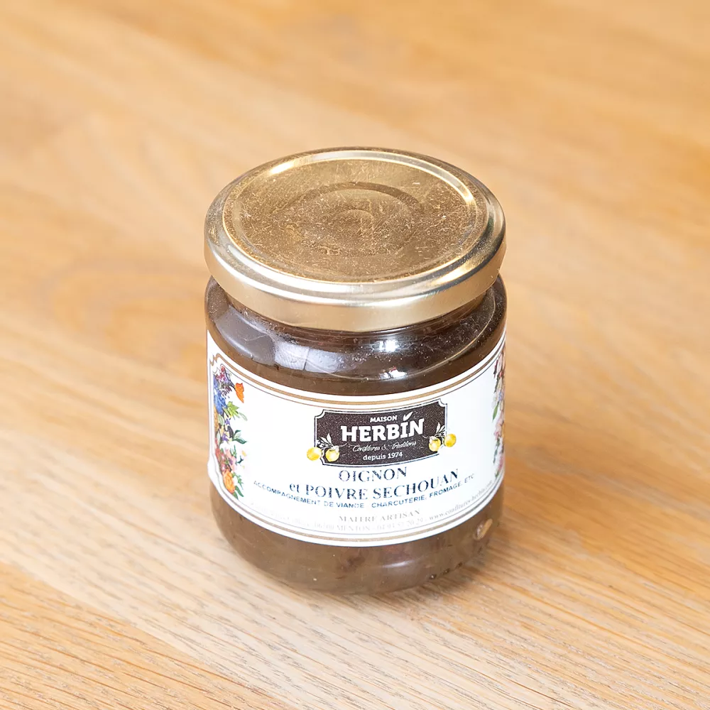 Confit d'oignon et poivre de Séchouan - Maison Herbin