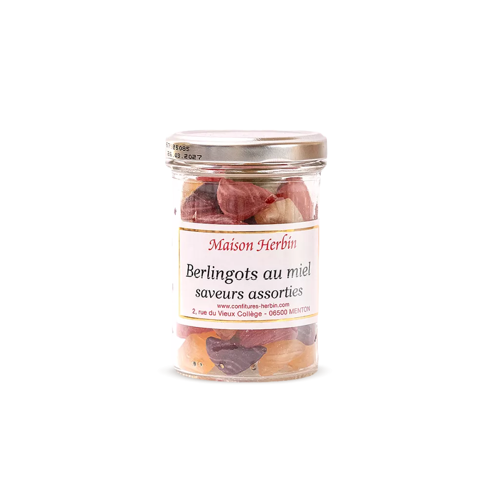 Assorted striped hard candies by Maison Herbin