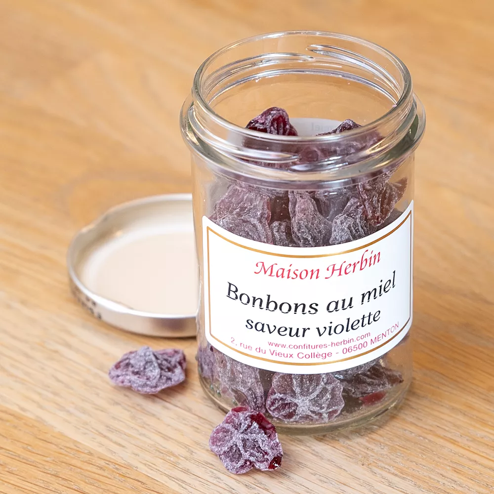Bonbons miel saveur violette - Maison Herbin
