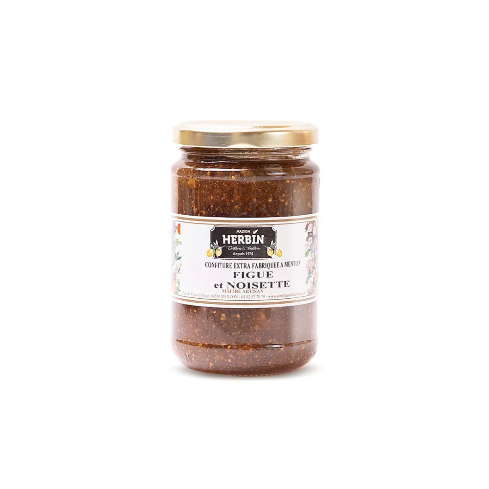 Figue et Noisette - Confiture artisanale Maison Herbin à Menton Figue et Noisette - Confiture artisanale Maison Herbin à Menton