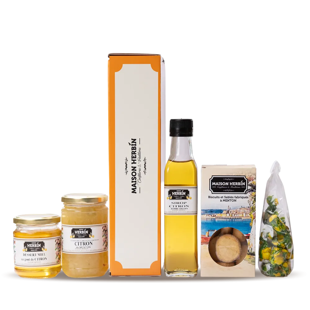 Grand Coffret Gourmand Citron | Maison Herbin