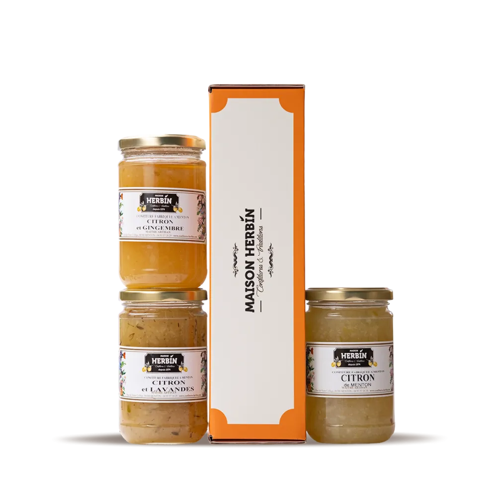 Coffret Trilogie du Citron | Maison Herbin